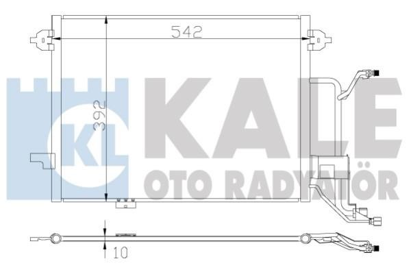 Kale Oto Radiator 375500 Cooler Module 375500