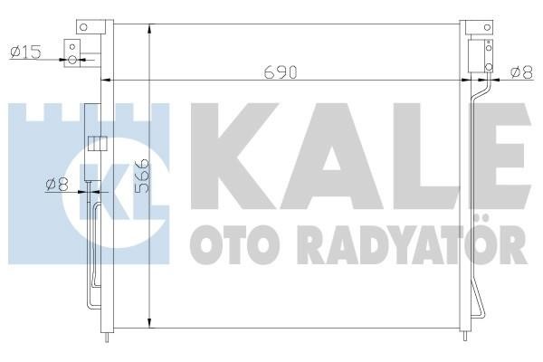 Kale Oto Radiator 393200 Cooler Module 393200