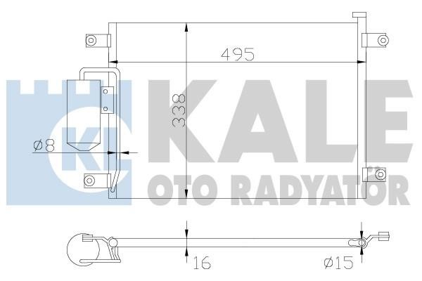 Kale Oto Radiator 342635 Cooler Module 342635