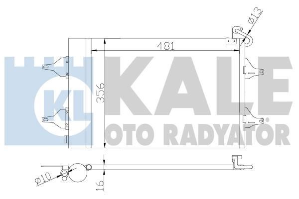 Kale Oto Radiator 390700 Cooler Module 390700