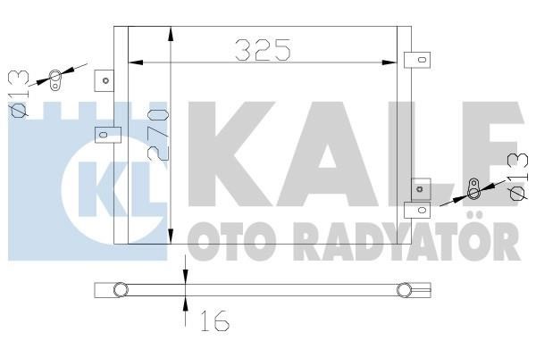 Kale Oto Radiator 342440 Cooler Module 342440