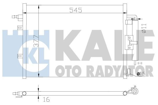 Kale Oto Radiator 342585 Cooler Module 342585