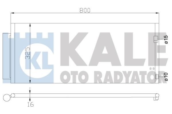 Kale Oto Radiator 342970 Cooler Module 342970
