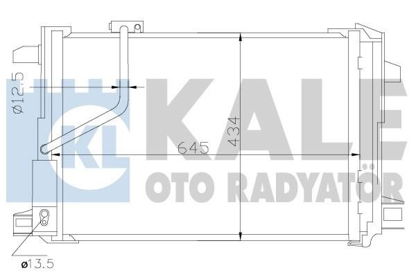 Kale Oto Radiator 343030 Cooler Module 343030