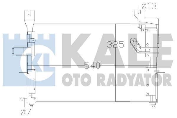 Kale Oto Radiator 342620 Cooler Module 342620