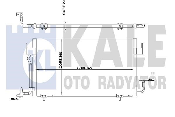 Kale Oto Radiator 345340 Cooler Module 345340