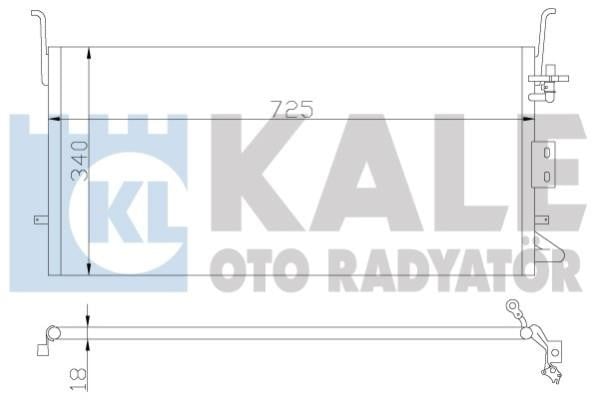 Kale Oto Radiator 379500 Cooler Module 379500