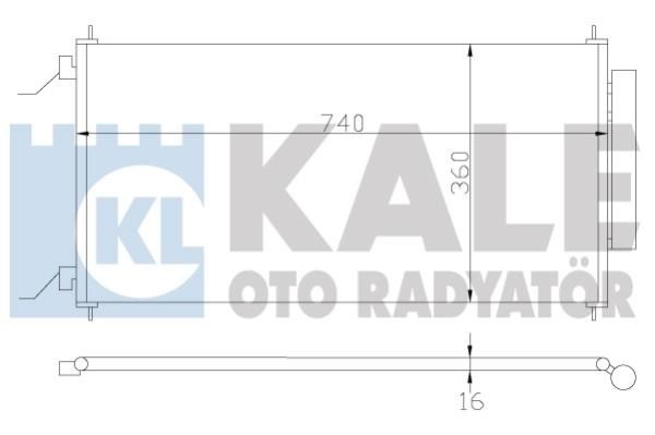 Kale Oto Radiator 380700 Cooler Module 380700