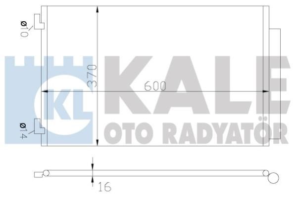 Kale Oto Radiator 342655 Cooler Module 342655