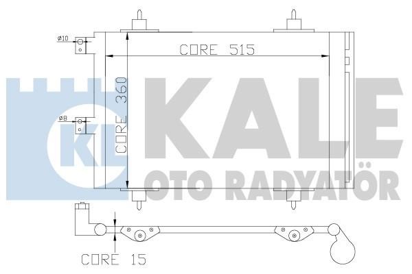 Kale Oto Radiator 385600 Cooler Module 385600