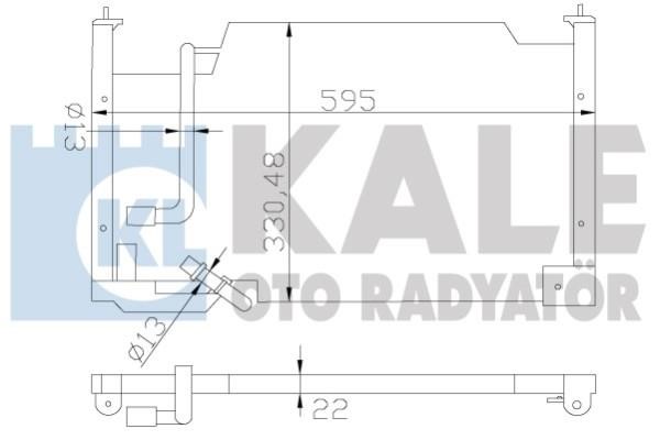 Kale Oto Radiator 387400 Cooler Module 387400