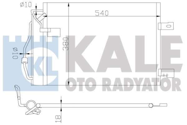 Kale Oto Radiator 380900 Cooler Module 380900