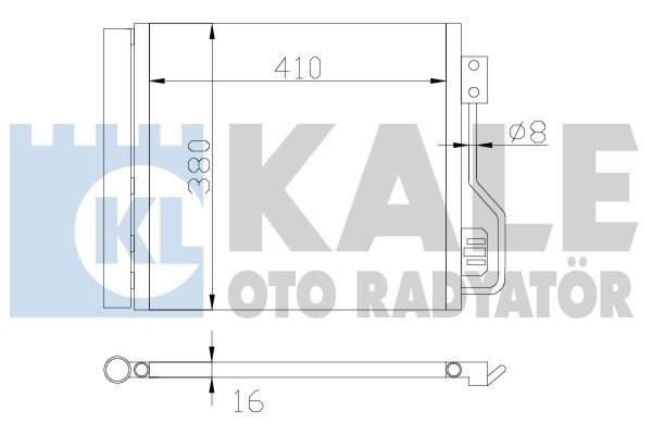 Kale Oto Radiator 342545 Cooler Module 342545