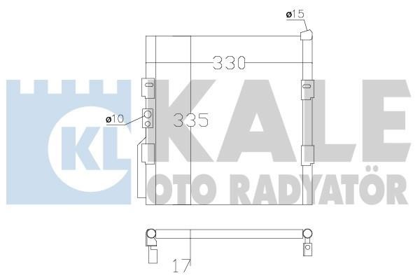Kale Oto Radiator 386800 Cooler Module 386800