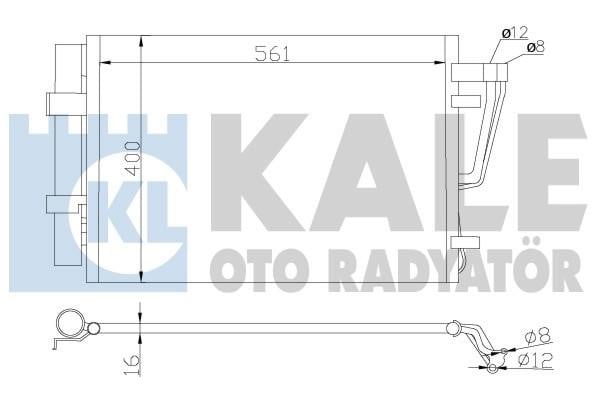 Kale Oto Radiator 379200 Cooler Module 379200
