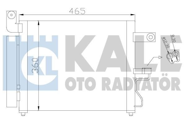 Kale Oto Radiator 379100 Cooler Module 379100