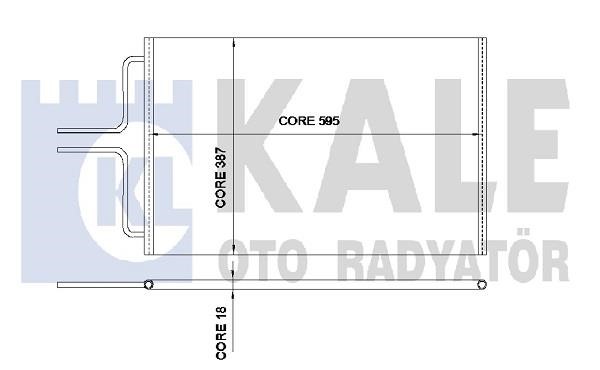 Kale Oto Radiator 345570 Cooler Module 345570