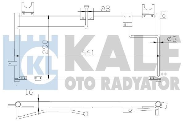 Kale Oto Radiator 387500 Cooler Module 387500