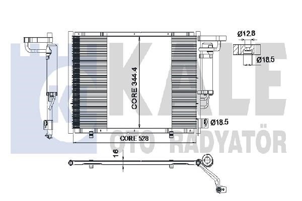 Kale Oto Radiator 347320 Cooler Module 347320
