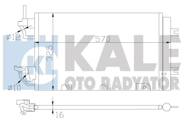 Kale Oto Radiator 393500 Cooler Module 393500