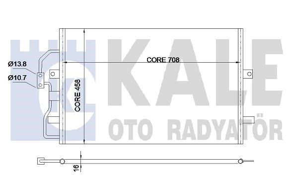 Kale Oto Radiator 345670 Cooler Module 345670