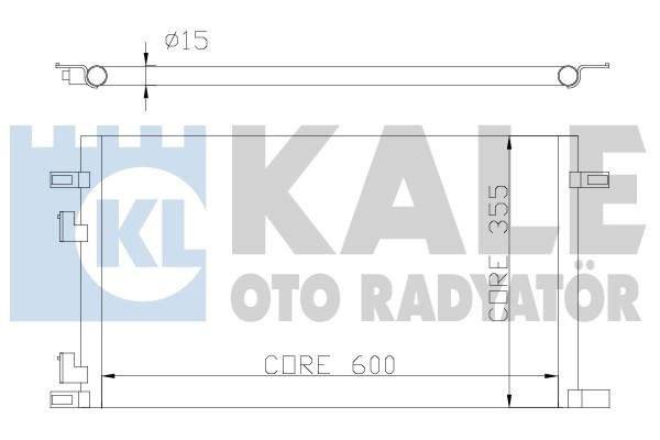 Kale Oto Radiator 342825 Cooler Module 342825