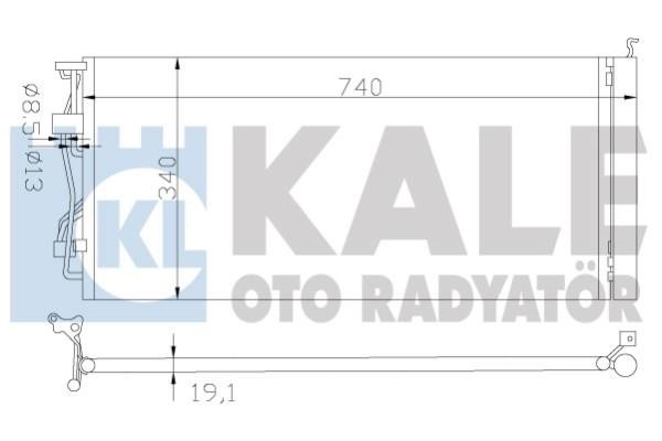 Kale Oto Radiator 343005 Cooler Module 343005