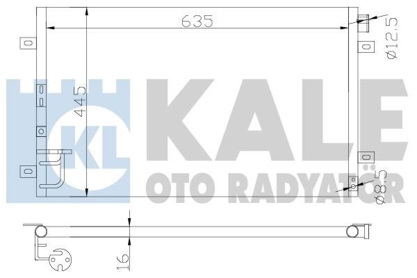 Kale Oto Radiator 343115 Cooler Module 343115