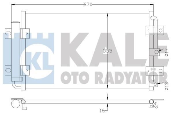 Kale Oto Radiator 342985 Cooler Module 342985