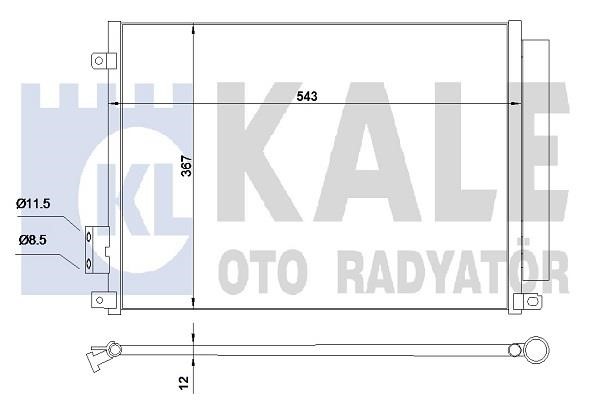 Kale Oto Radiator 345360 Cooler Module 345360
