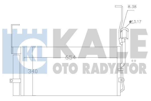 Kale Oto Radiator 386600 Condenser 386600
