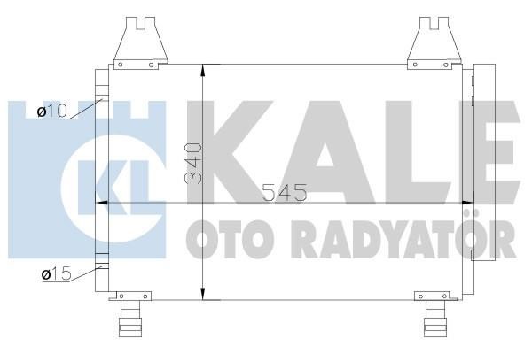 Kale Oto Radiator 390100 Cooler Module 390100