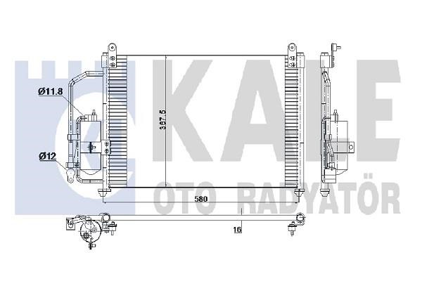 Kale Oto Radiator 345195 Cooler Module 345195