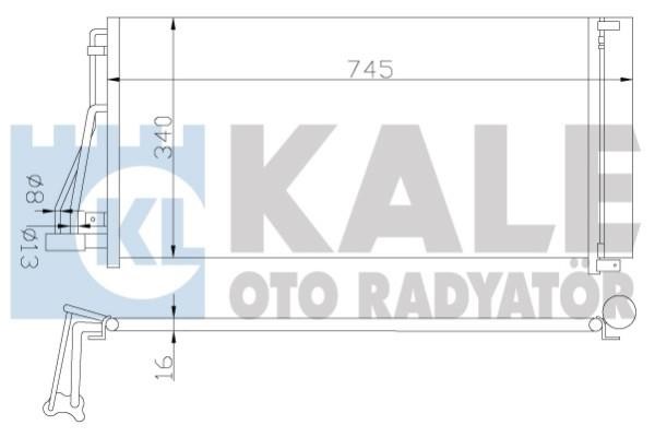 Kale Oto Radiator 379800 Cooler Module 379800