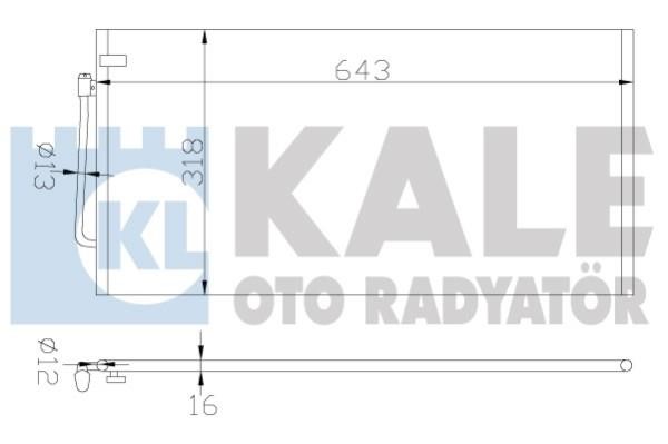 Kale Oto Radiator 388400 Cooler Module 388400