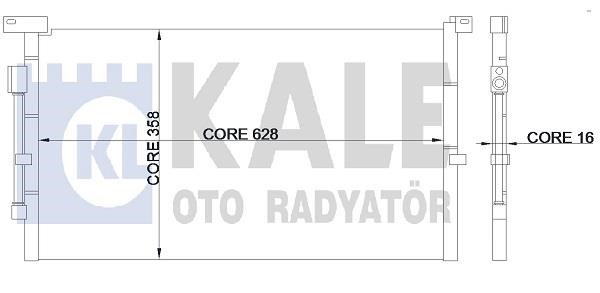 Kale Oto Radiator 345375 Condenser 345375