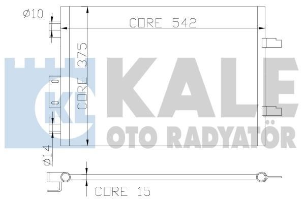 Kale Oto Radiator 342835 Cooler Module 342835