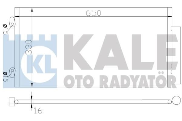 Kale Oto Radiator 342455 Cooler Module 342455