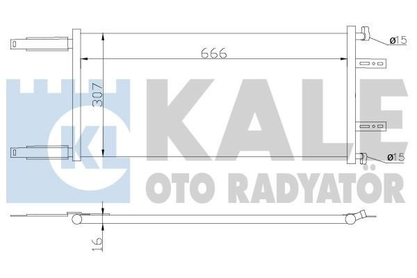 Kale Oto Radiator 342850 Cooler Module 342850