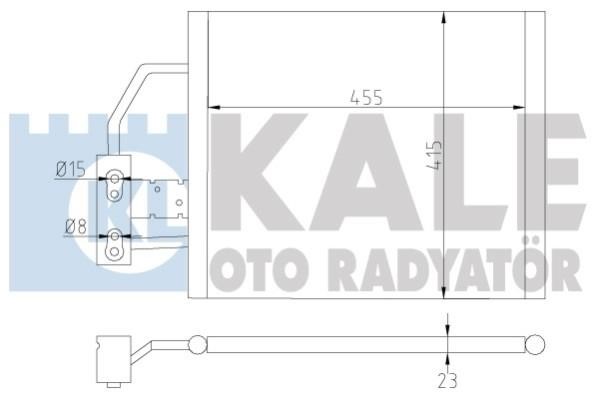 Kale Oto Radiator 343055 Cooler Module 343055
