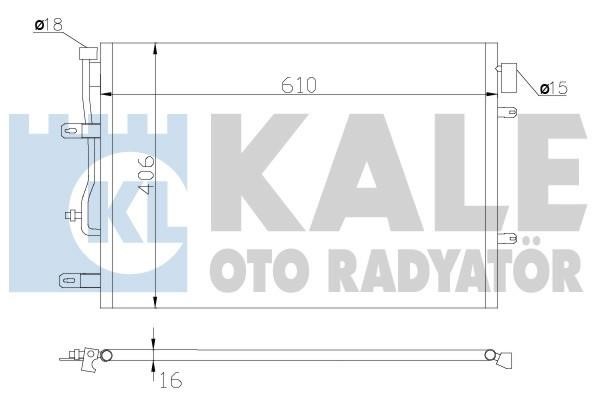 Kale Oto Radiator 342410 Cooler Module 342410