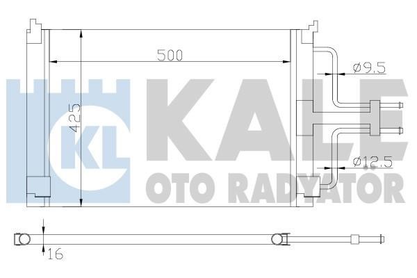 Kale Oto Radiator 342845 Cooler Module 342845