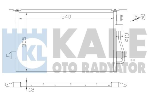 Kale Oto Radiator 342880 Cooler Module 342880