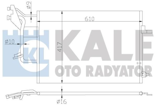 Kale Oto Radiator 390800 Cooler Module 390800