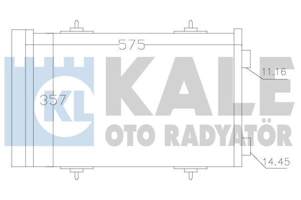 Kale Oto Radiator 343090 Cooler Module 343090