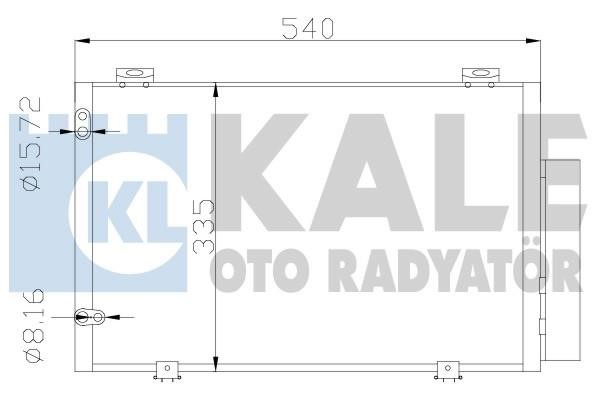 Kale Oto Radiator 390200 Cooler Module 390200