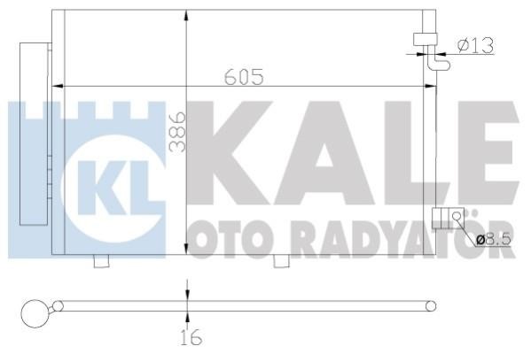 Kale Oto Radiator 342890 Cooler Module 342890