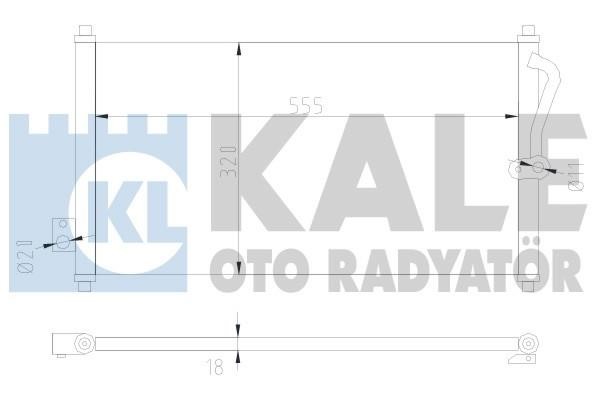 Kale Oto Radiator 380500 Cooler Module 380500
