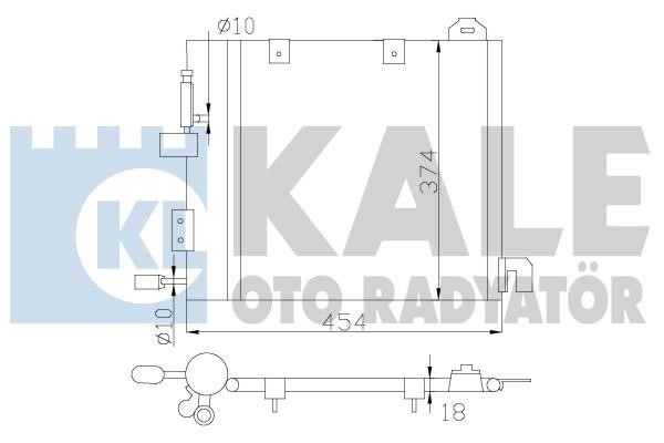 Kale Oto Radiator 393800 Cooler Module 393800