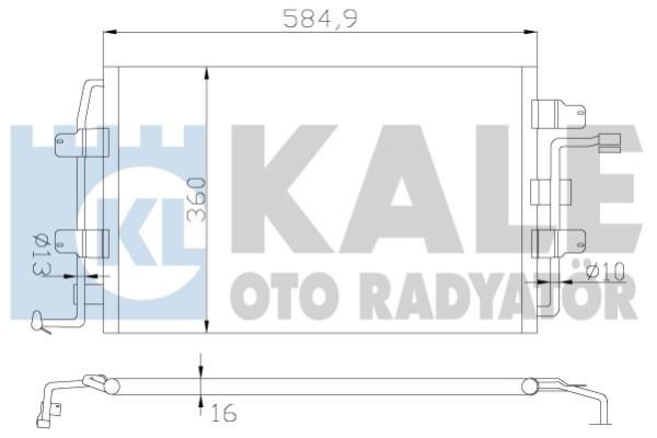 Kale Oto Radiator 376400 Cooler Module 376400